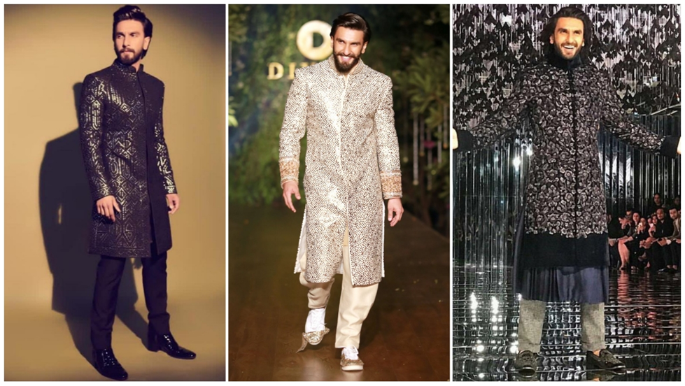An image shows the latest sherwani designs for grooms