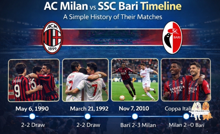 AC Milan vs SSC Bari Timeline